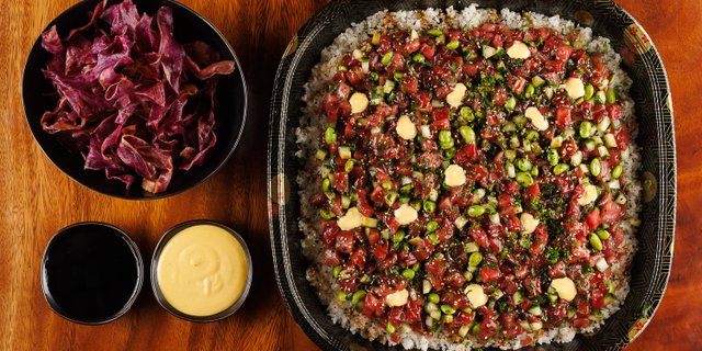 Tuna Poke Platter