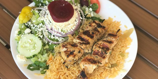 Chicken Skewer Meal