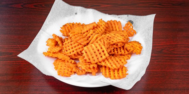 Waffle Sweet Potato Fries
