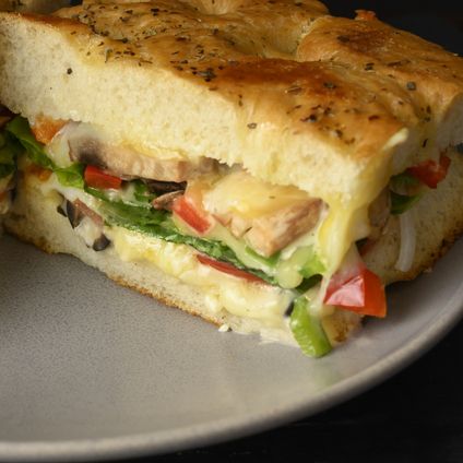 Mediterranean Veggie Sandwich
