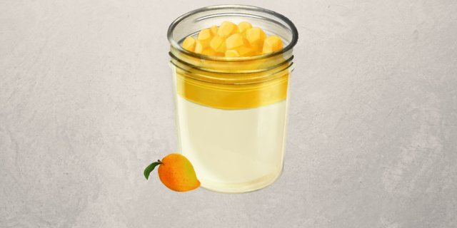 Mango Coconut Pudding