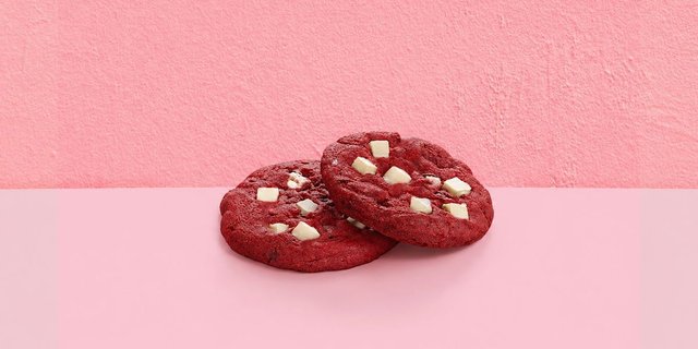 Red Velvet White Chocolate Chip Cookie