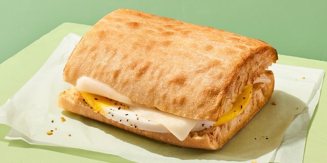 Ciabatta Egg & Cheese Sandwich