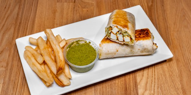 Paneer Tikka Kathi Roll