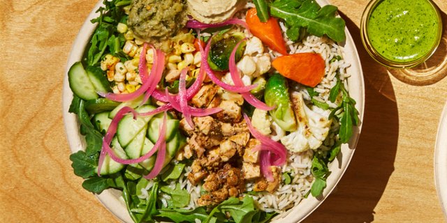 Chicken + Roasted Vegetable Bowl