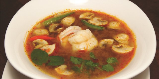 Tom Yum Shrimp Noodle Soup