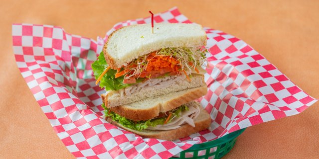 Sliced Turkey Sandwich