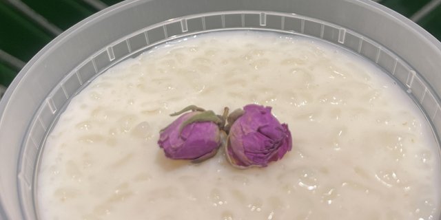 Rosewater Rice Pudding