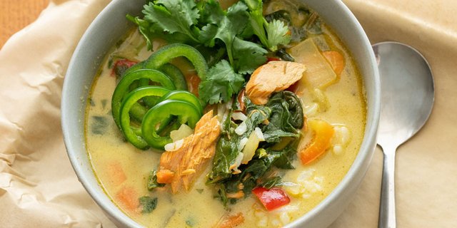 Salmon Coconut Curry