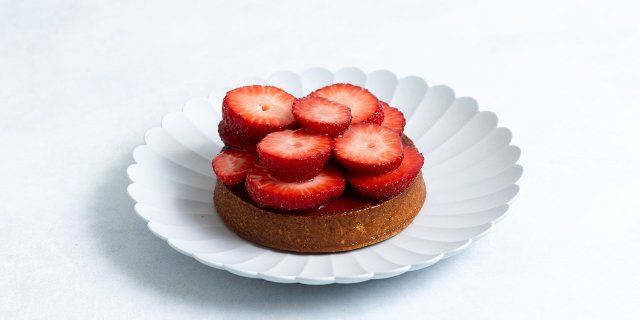 Strawberry & Vanilla Tart