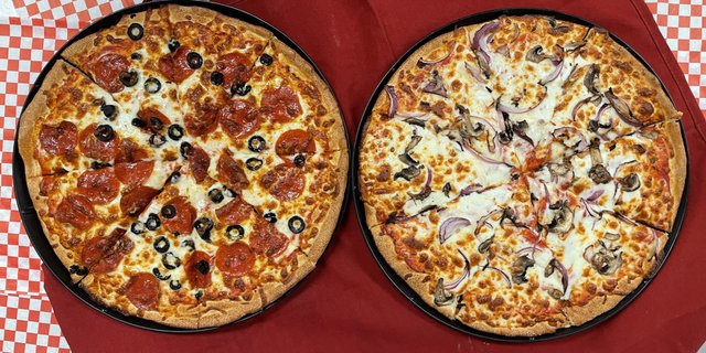 2 Large 2-Topping Pizzas Deal