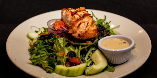 Salmon Caesar Salad