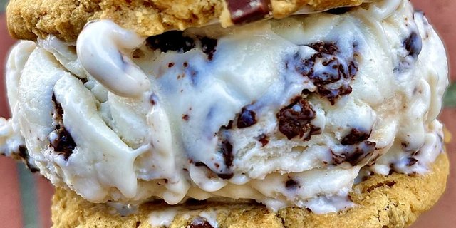 Vegan Cookie Ice Cream Sandwich