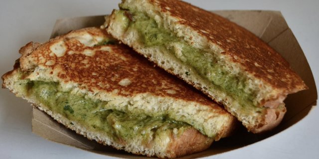 Triple Lindy Grilled Cheese Sandwich