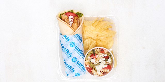 Chicken Basil Pesto Gyro Boxed Lunch