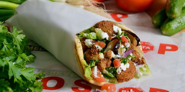 Falafel Pita Wrap