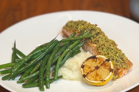 Pistachio Crusted Salmon