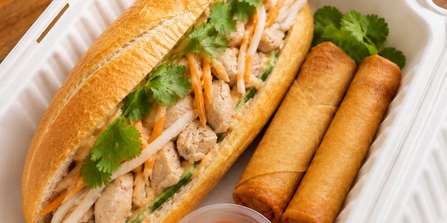 Lemongrass Chicken Bánh Mi Boxed Lunch