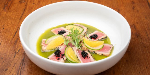 Citrus Pearl Tuna Ceviche