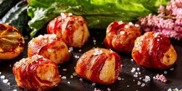 Bacon Wrapped Scallops