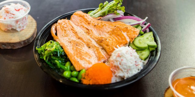 Teriyaki Salmon Bowl