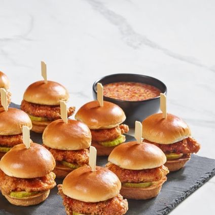 Hot Honey Chicken Sliders Platter