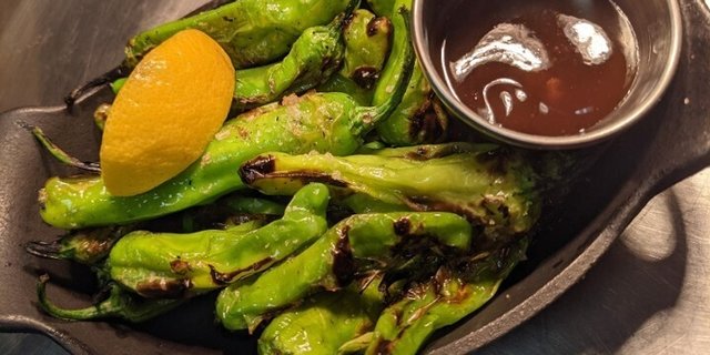 Blistered Shishito Peppers
