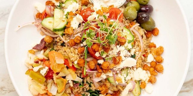 Mediteranean Grain Bowl Lunch Box