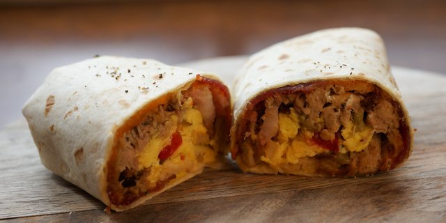 Sausage Breakfast Burrito