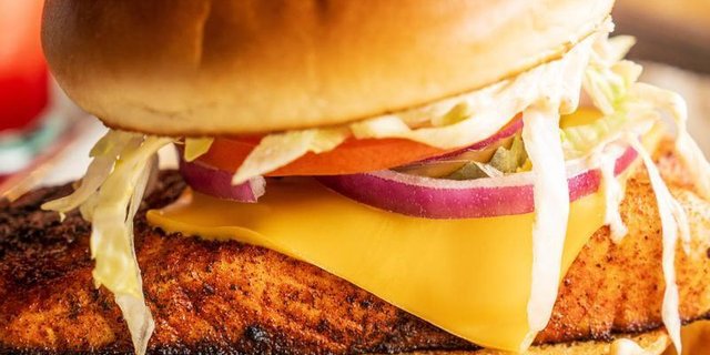 Blackened Kahuna Salmon Sandwich