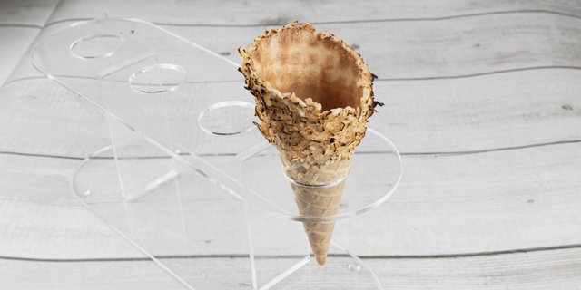 Toasted Coconut White Chocolate Cone