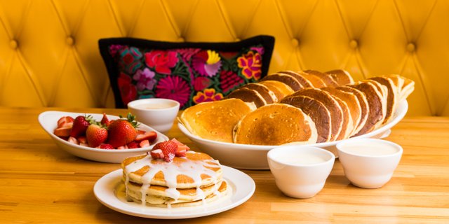 Tres Leches Pancakes