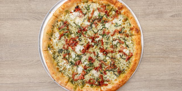 Pesto Goat Cheese Pizza