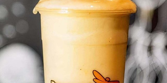 Mango Peach Topper Smoothie