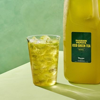 Passion Papaya Iced Green Tea - Naturally Flavored - Two Half Gallons