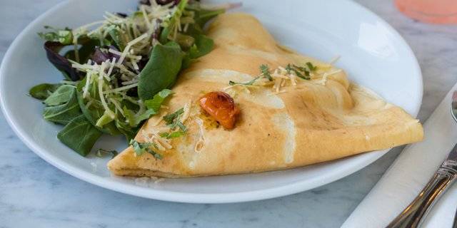 Truffled Caprese Crepe