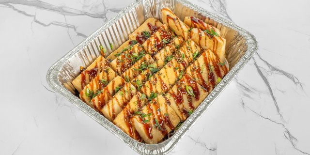 Crispy Fried Organic Tofu Buffet