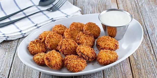 Fried Zucchini Tray