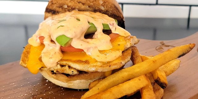Spicy Avocado Chicken Sandwich