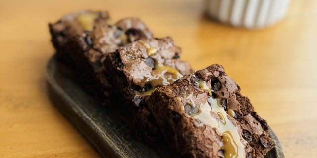 Salted Caramel Chocolate Brownie