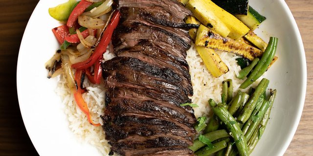 Skirt Steak & Coconut Rice Bowl