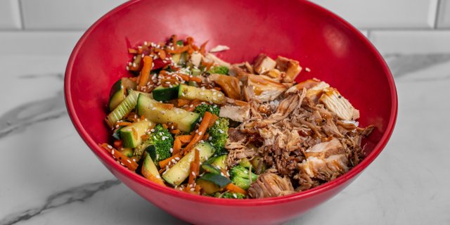 Chicken & Pork Combo Bowl