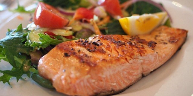 Grilled Salmon a la Plancha