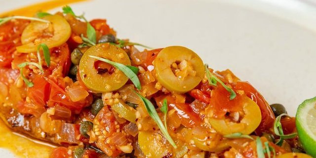 Pescado a La Veracruzana