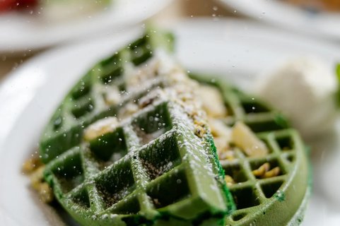GreenTea Waffle