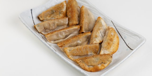 Pan-Fried Pork & Chive Dumplings