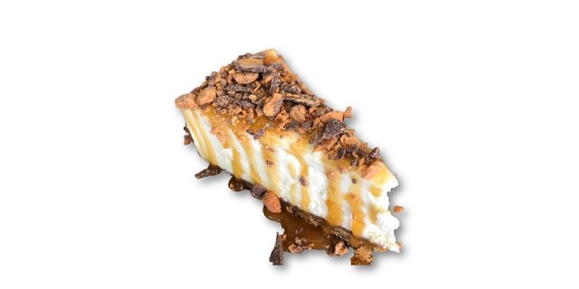 Butterfinger Caramel Loaded New York Style Cheesecake (Slice)