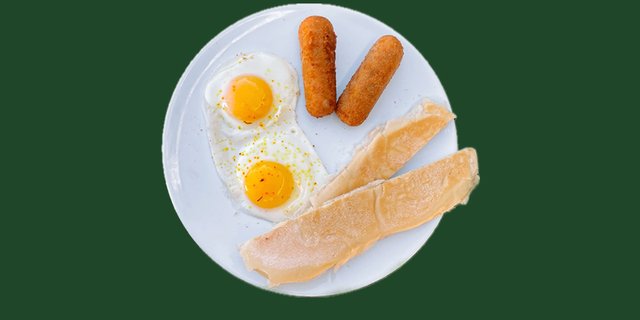 Dos Croquetas, Eggs & Tostada