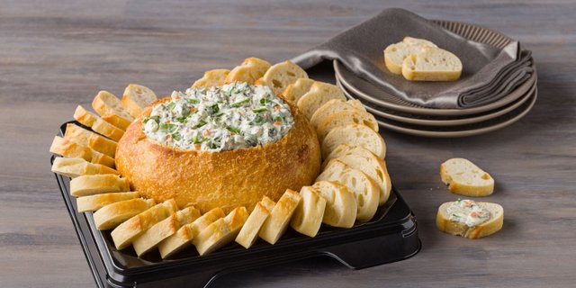 Spinach Dip Platter