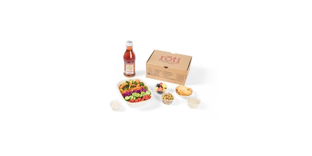 Veg Out Rōti Bowl Combo Box